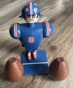 VTG! 1975 Schaper Super Jock Super Toe Football Kicker Toy w/2 Footballs 🏈 EUC! - Picture 1 of 18