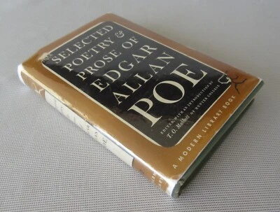 SELECTED POETRY & PROSE OF EDGAR ALLAN POE 1953 First Modern Library Edition Foto 1 de 4