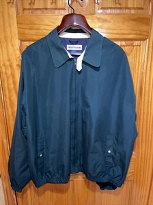 Fruit Of The Loom Vintage Men's Green Windbreaker Polyester Zip Up Jacket Sz 2XL - Picture 1 of 4