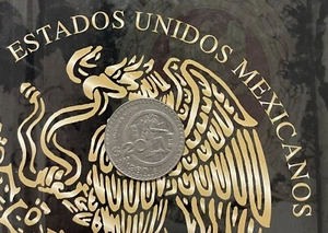 1980 Mexico 20 Pesos Mayan Ball Player Cultura Maya Coin. Buena Condición - Picture 1 of 2