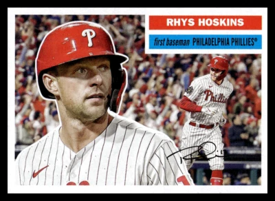 2023 Topps Archives #20 Rhys Hoskins Philadelphia Phillies - Image 1 of 2