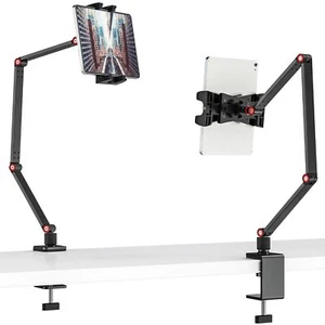 Support Tablette Table iPad Support Lit Tablette Support Rotatif 360° Tablette... - Photo 1/7