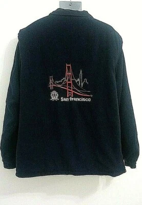 Vintage Embroidered Fleece Jacket Coat & Vest 3XL San Francisco Reversible - Image 1 of 4