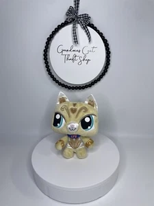 2008 Hasbro LPS Littlest Pet Shop Sassiest Kitty Cat Kitten Plush Stuffed Toy 8" - Picture 1 of 12