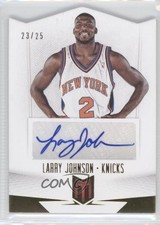 2012-13 Panini Momentum Auto Force Die-Cut /25 Larry Johnson #16 Auto