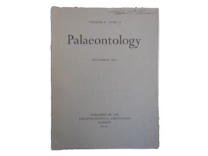 Palaeontology Volume 8 Part 4 December 1965 Illustrated Plates - Picture 1 of 4