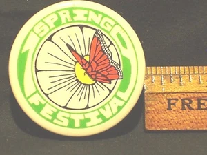 NESHAMINY-LANGHORNE HIGH SCHOOL SPRING FESTIVAL 1979 PINBACK BUTTON - Picture 1 of 5