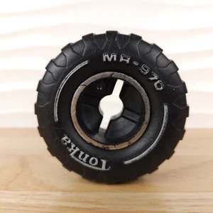 Vintage Mighty Tonka 4x4 Bronco Jeep MR-970 One Black Replacement Tire Wheel - Picture 1 of 4