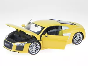 Audi R8 V10 2016 yellow modelcar 18052 Welly 1:18 - Picture 1 of 6