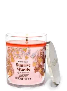 Bath & Body Works Single Wick Candle- Sunrise Woods (8oz) - Picture 1 of 1