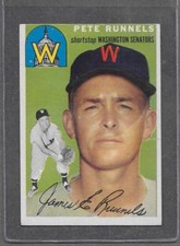 1954 Topps Baseball #6 Pete Runnels EX *006E
