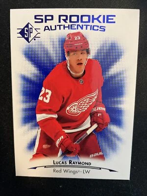 21-22 UD SP Hockey Rookie Authentics 132 Lucas Raymond - Image 1 of 2