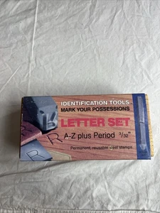 VTG 3/32 Letters 2.4mm Stamps Letter Set A-Z YOUNG BROS ID Tools Stamp KIT (O2) - Picture 1 of 4