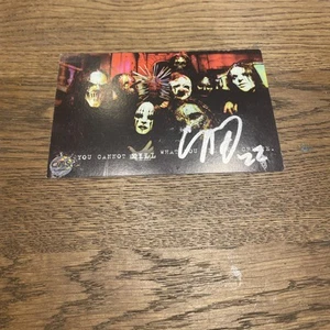 Slipknot Band 3 2024 Postkarte signiert Corey Taylor 2025 CAS!! - Bild 1 von 8