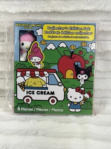 Hello Kitty & Friends 6er Pack Mini Plüsch Figur Stofftier Kuromi My Melody - Bild 1 von 5