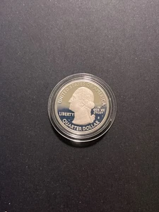 Uncirculated proof state quarter 2019 Lowell 2 colors (silver and gold) - Picture 1 of 5