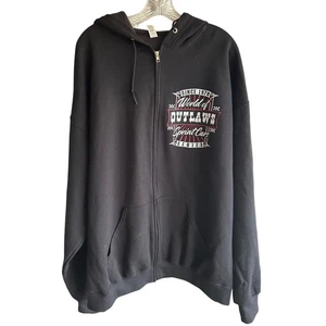 World of Outlaws Sprint Car Series Full-Zip Hoodie Unisex 2XL Racing - Picture 1 of 6