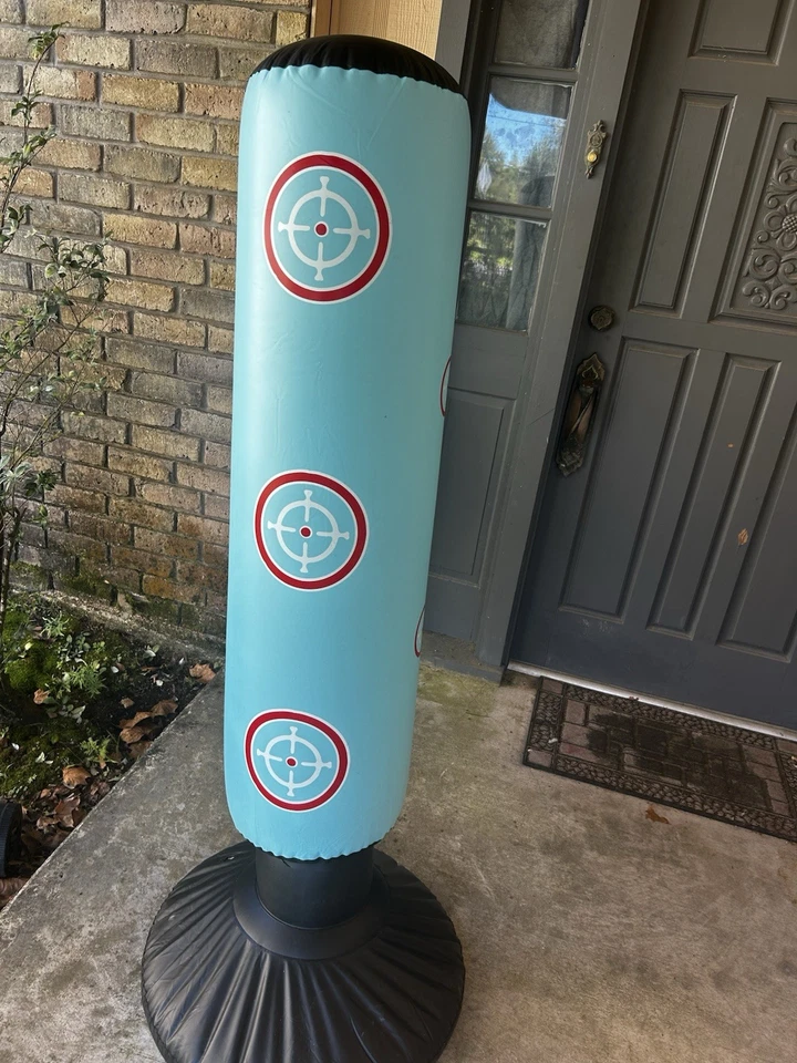 Saco de Boxeo Inflable para Adultos con Diseño de Objetivo Foto 1 de 1