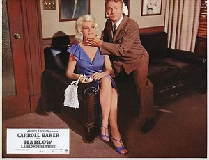 CARROLL BAKER JEAN HARLOW LA BLONDE PLATINE 1965 VINTAGE PHOTO LOBBY CARD N°10 - Picture 1 of 1