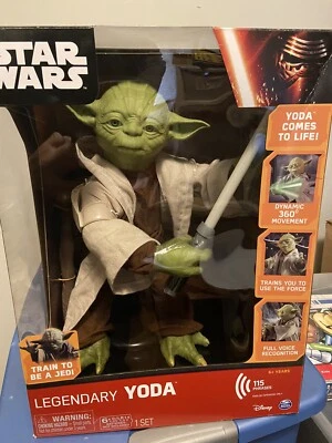 Star Wars Legendary Interactive Jedi Master YODA Edición Coleccionista ¡NUEVO SELLADO! Foto 1 de 4
