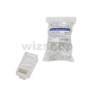 Connettore RJ45 Cat5e 8P8C Plug cavo Rete ethernet Lan 20 50 100 pezzi - Foto 1 di 4