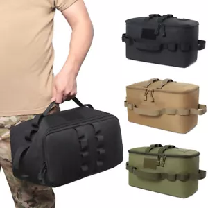 Camping Storage Bag Large Capacity Canister Cookware Utensils Kit Organizer Pack - Picture 1 of 26