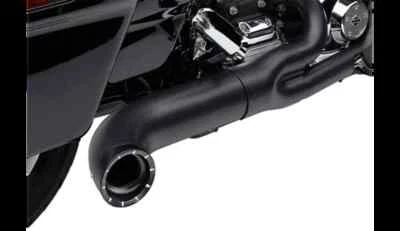 Silenciador de escape completo Cobra negro 2 en 1 para Harley Road Glide Custom 10-13 Foto 1 de 4