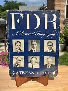 + FDR A Pictorial Biography by Lorant (1950) Franklin Rosevelt President History