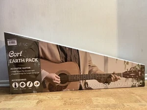 Cort Akustikgitarre Earth Pack Konvolut, mit Zubehör - OVP - Bild 1 von 6