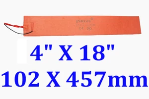 4" X 18" 102 X 457mm w/ 200 C Control Ukulele Side Bending Silicone Heat Blanket - Picture 1 of 12