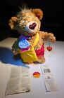 Steiff Knopf the Golden Brown Teddy Bear 25cm Bag Heart Keyring Rabbit Puppet  