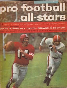 PRO FOOTBALL ALL STARS MAGAZINE,1957 ISSUE - Picture 1 of 2