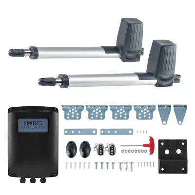 Kit abridor de puerta doble oscilante CO-Z con controles remotos para puertas de 1300 lb Foto 1 de 4