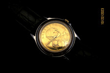 2000P Sacagawea Watch w/Genuine Leather Band & Velvet Case