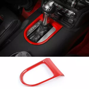 Cubierta de panel de cambio de marchas decoración moldura para 15+ accesorios interiores Ford Mustang - Imagen 1 de 4