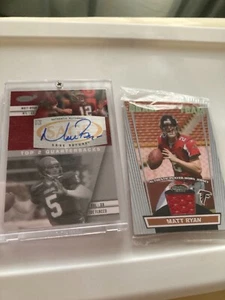 Matt Ryan 2008 SAGE Squared Rookie Auto + Topps Sealed beam Team Jersey Read - Picture 1 of 5