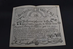 1943 *WW2* Brotherhood of the F.B.I. Certificate *1 Year in Iceland* - Picture 1 of 5