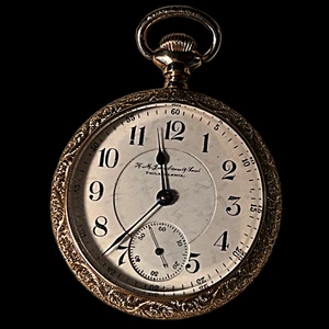 Rare Illinois Railroad Watch 1899 18s 14K GF 17J H.M. Jacobson & Son Phila - Picture 1 of 8