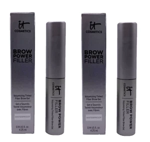 2xIT Cosmetics BROW POWER FILL getöntes Faserbrauengel ~ UNIVERSAL TAUPE ~ NEU IM KARTON - Bild 1 von 3