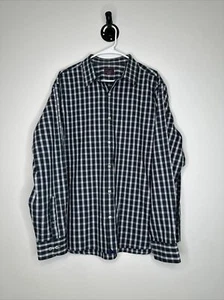UNTUCKit Long Sleeve Button up Shirt Collared Green Tartan Plaid Men's XXL - Picture 1 of 5
