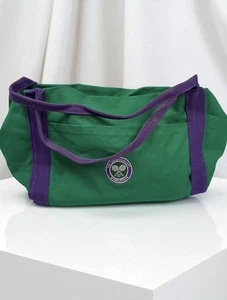 Wimbledon The Championships Green Canvas Tote Bag Vintage Unisex Tenniscore Y2K - Bild 1 von 21