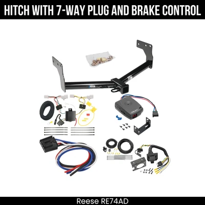 Control de freno Reese Hitch Tow PKG para 07-15 Mazda CX-9 44572 2" receptor clase 3 Foto 1 de 4