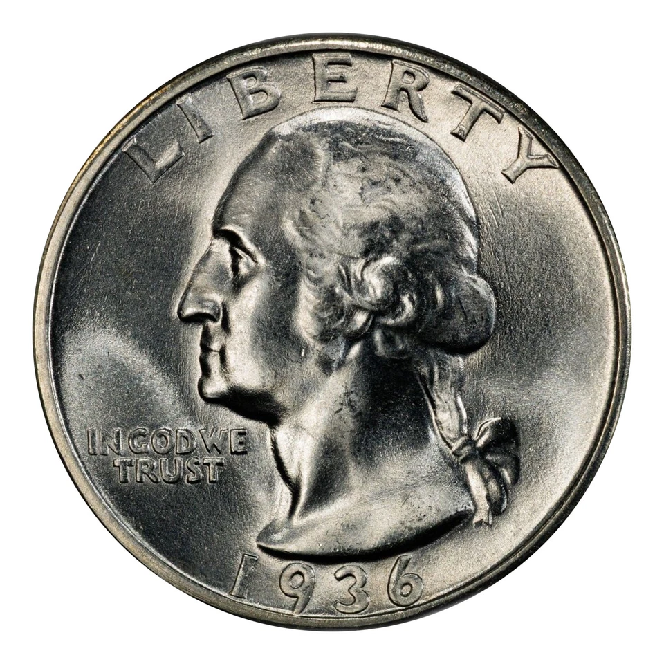 1936-S Washington Quarter PCGS MS-65 - Image 1 of 4