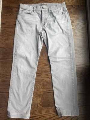 Joe’s Jeans Para Hombres Brixton Ajustado Recto Gris Claro 32 X 29.5 Dobladillo Original Foto 1 de 4