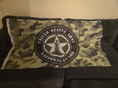 UNITED STATES ARMY NATIONAL GUARD FLAG 3FTX5FT New - Image 1 of 4