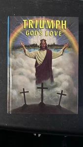 1950 TRIUMPH OF GOD'S LOVE Illustrated Bible Stories E G White HC - Foto 1 di 4