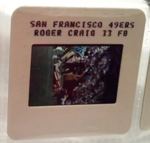 ROGER CRAIG - SAN FRANCISCO 49ERS 1986 Transparency TV MEDIA SLIDE - Picture 1 of 4