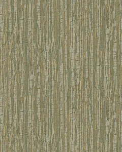Papel pintado a rayas Profhome DE120085-DI a rayas verde oliva oro 5,33 m2 - Imagen 1 de 3