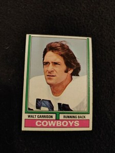 1974 Topps Walt Garrison football card Dallas Cowboys #335 VG/EX
