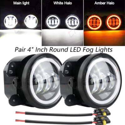 Lente transparente apta para Dodge Challenger Charger parachoques luces antiniebla de conducción Foto 1 de 4